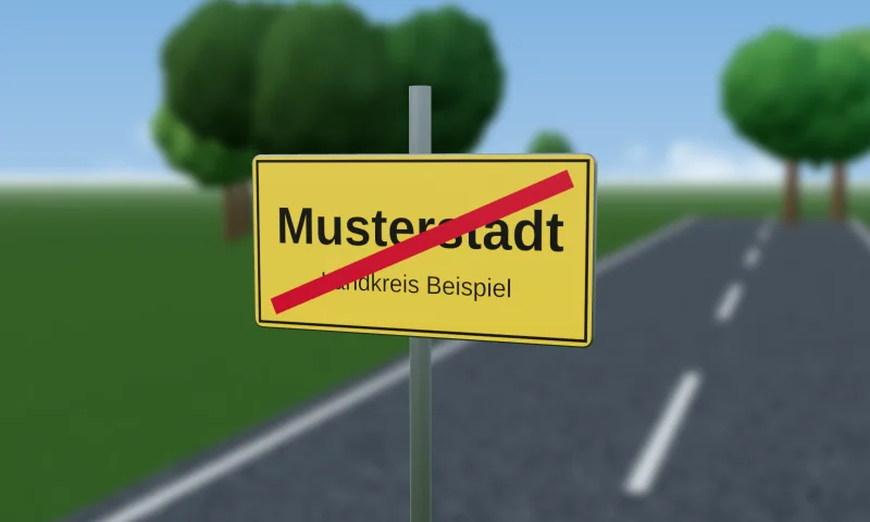außerhalb der Ortschaft