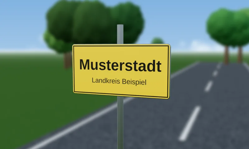 innerhalb der Ortschaft